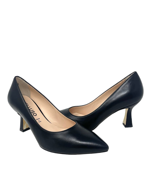 Decolletè Linda in nappa nero -D160WN