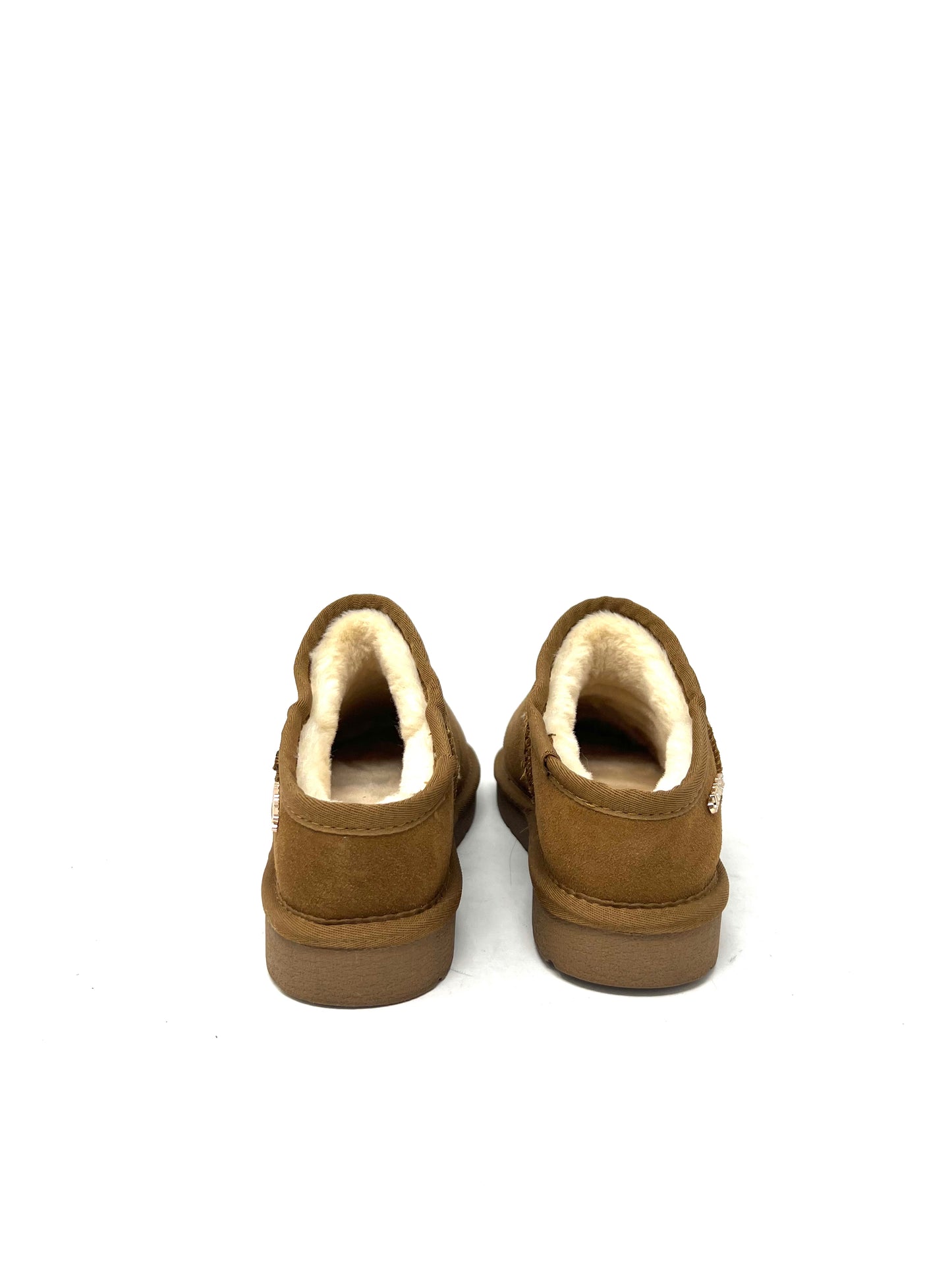 Slippers Cafenoir in pelle camel -DR6040C