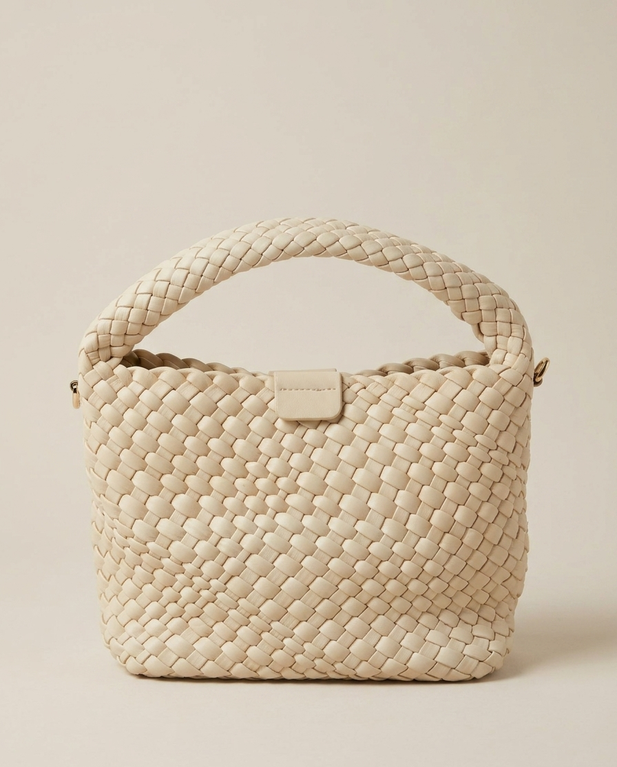 Borsa intreccio beige V_BOR016