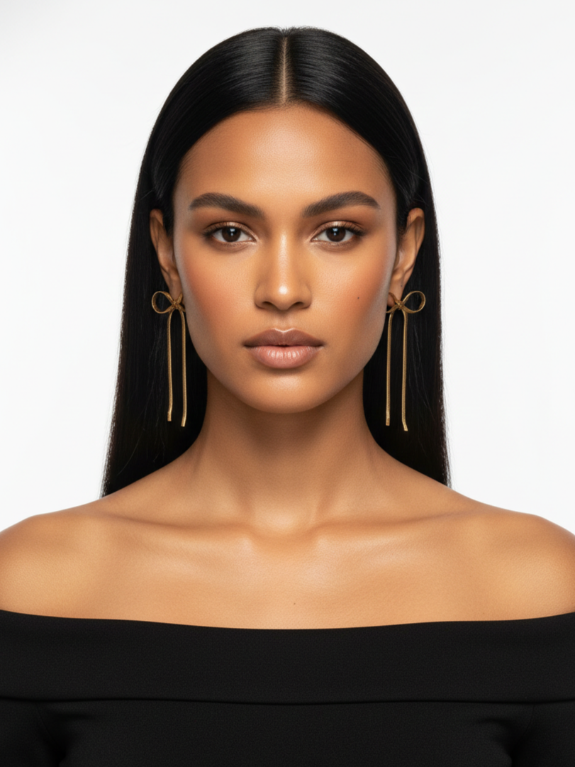 Orecchini Golden Bow Tie - BOWTIE