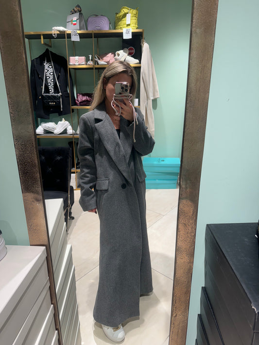 Cappotto lungo doppio bottone -61638TG