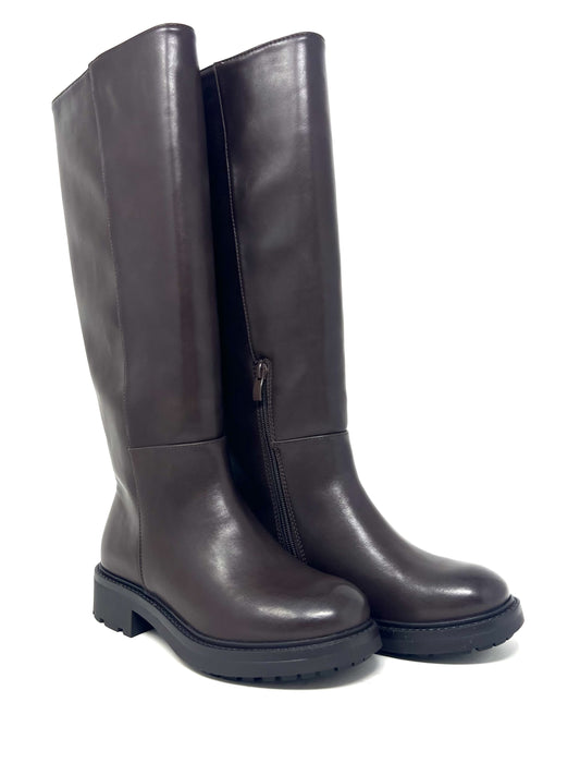 Stivale alto maxicarro caffè - GR633