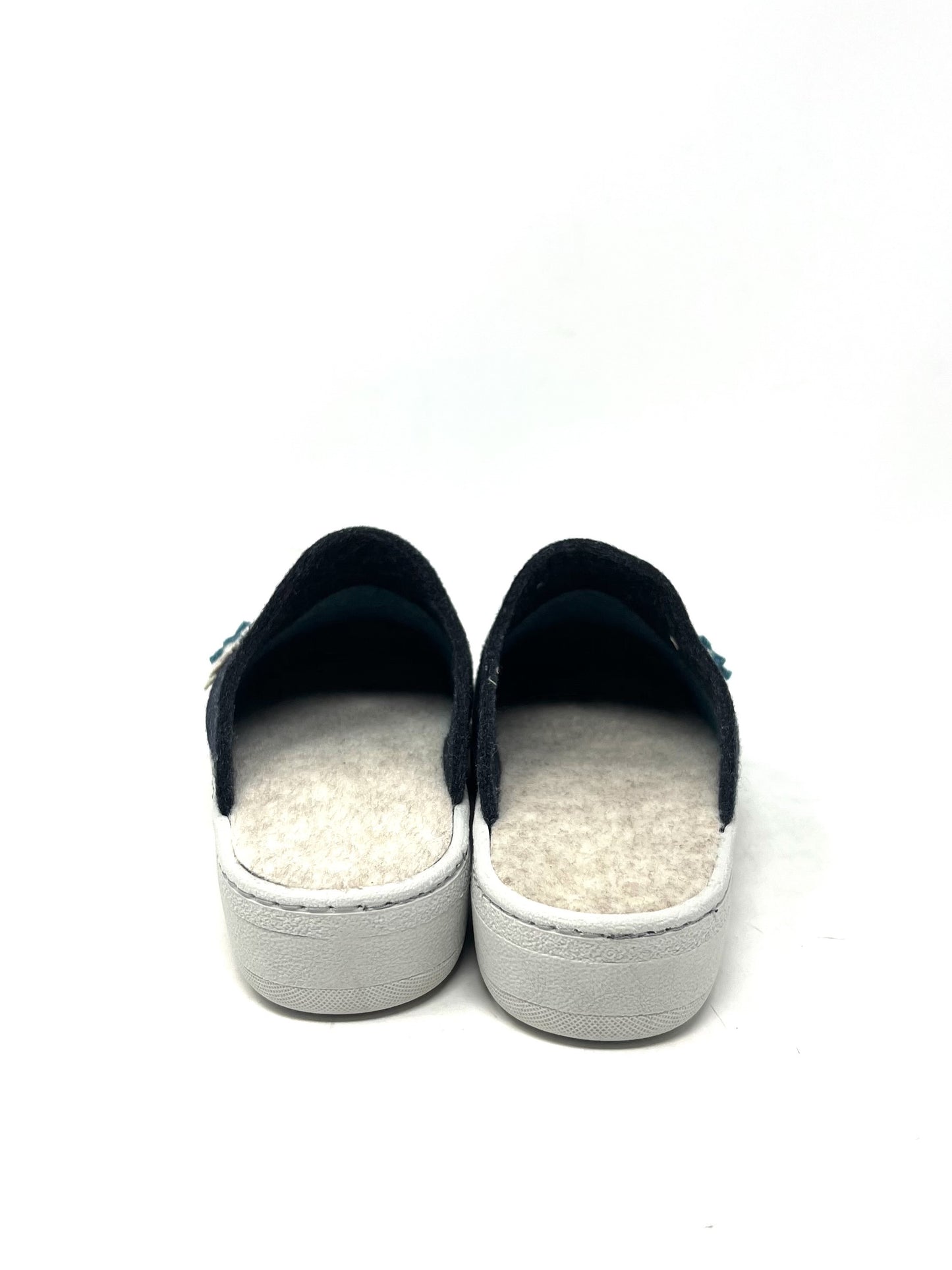 Ciabatta in panno app. fiore - 3007A