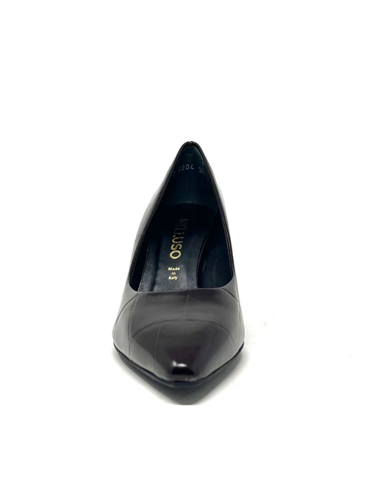 Decollete' in nappa cocco moro - D5204