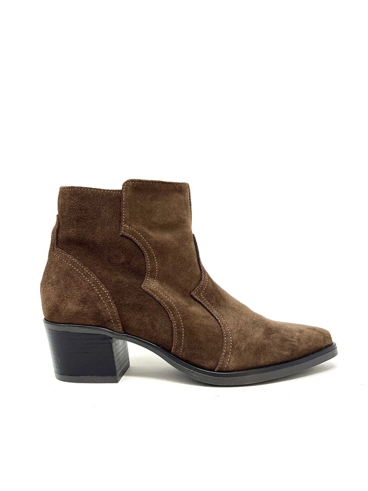 Tronchetto camoscio marrone - I58190