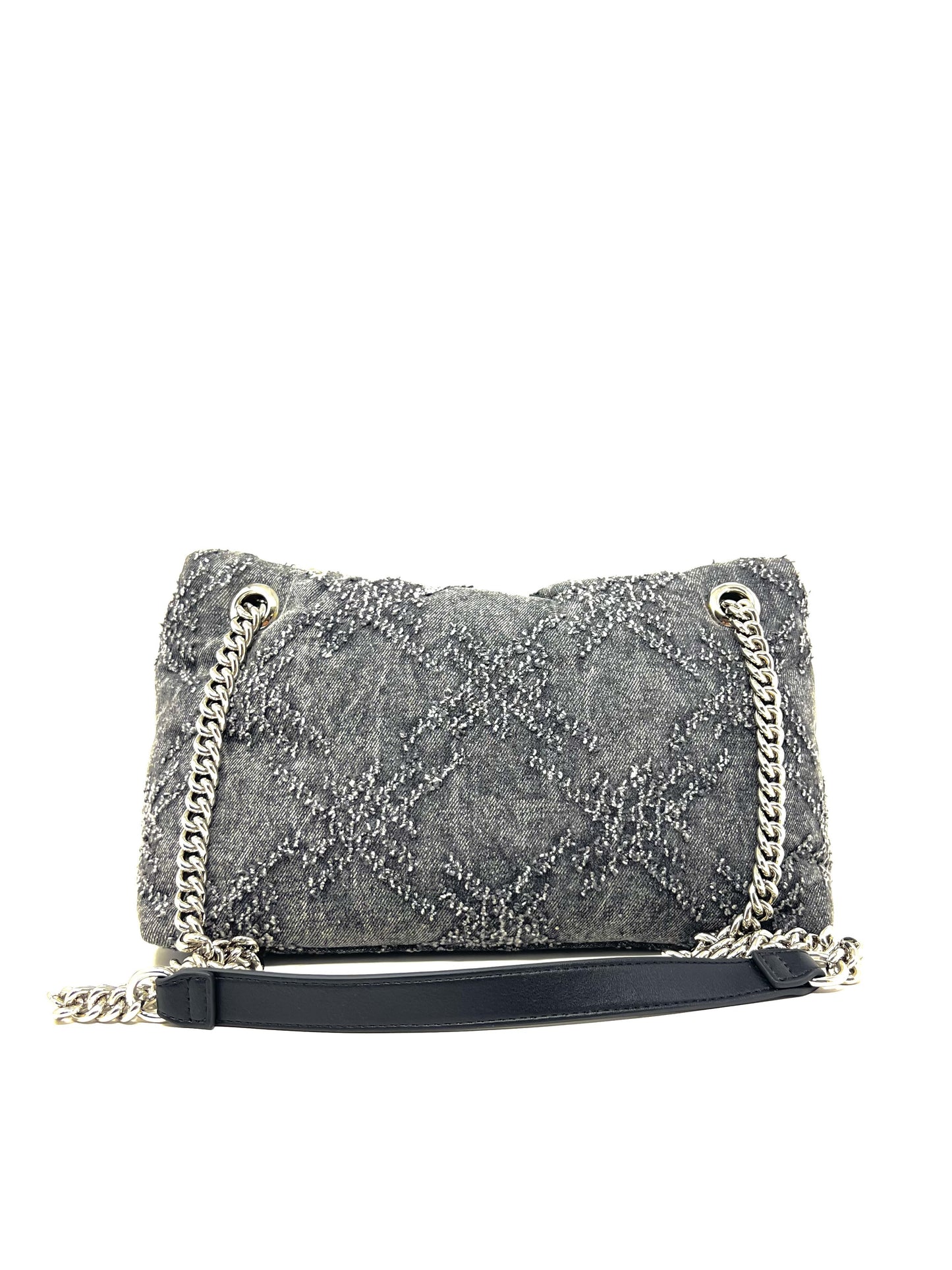 Regular shopper sfrangiato denim grigio - GAC2402