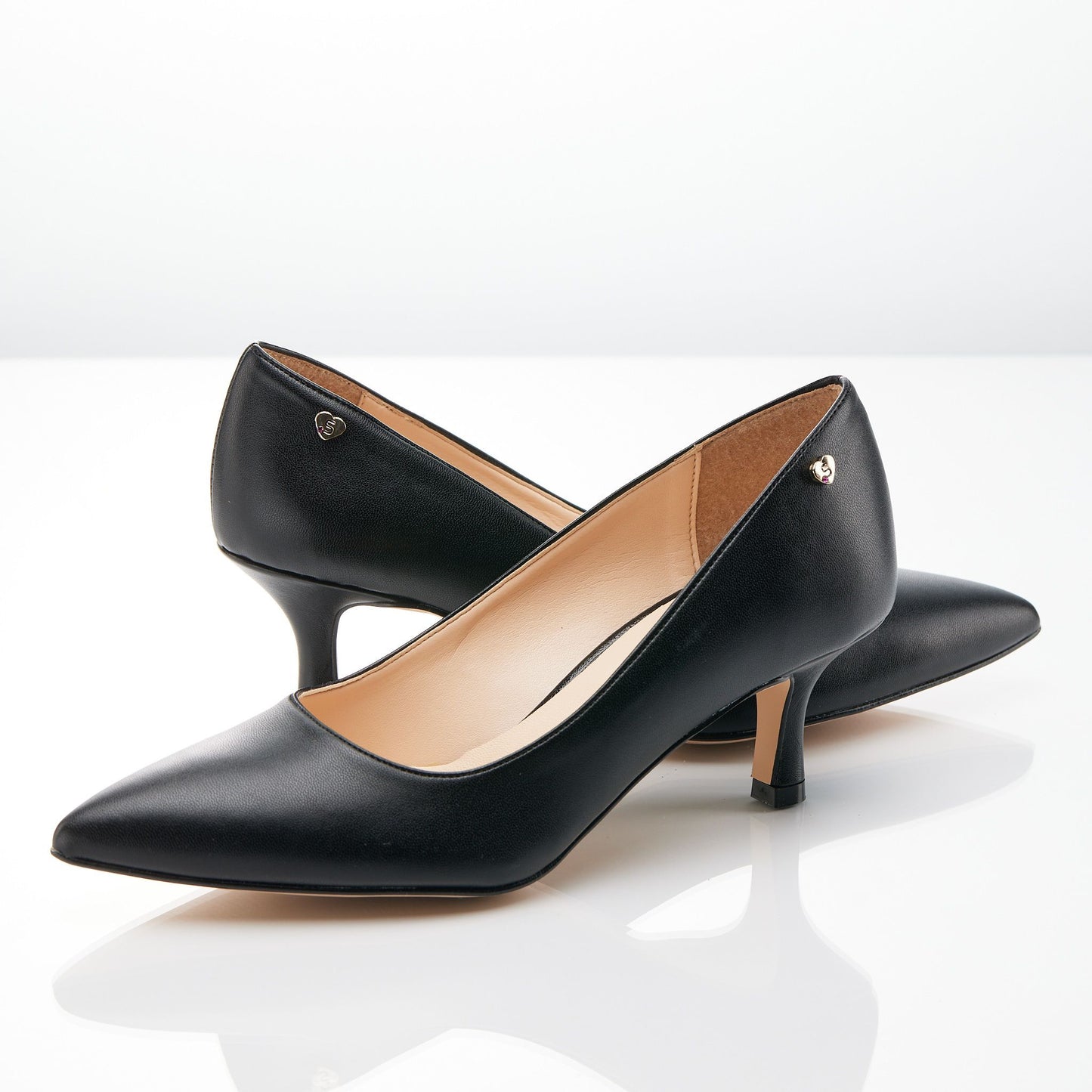 Decolletè nera tacco 7 cm -4201NE