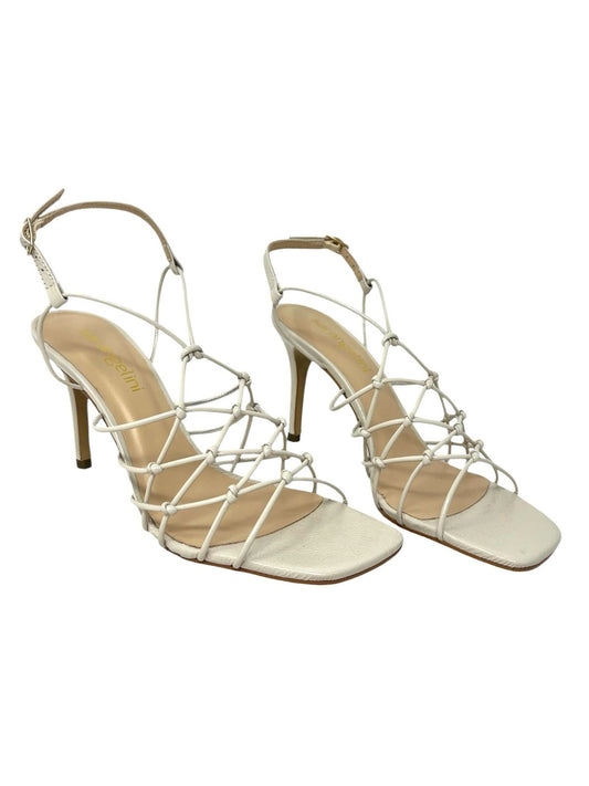 Decolletè a rete beige tacco 9cm - 2597ADE