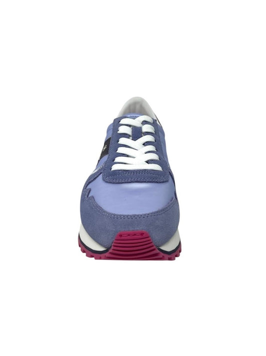 Sneakers Blauer lilla/fucsia pelle - MILLE03