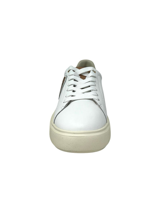 Sneakers white/nude logo Blauer strass pelle - VENUS01