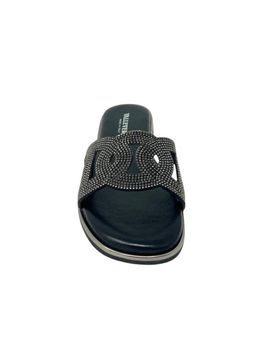 Ciabatta donna fascia color nero - 32030C