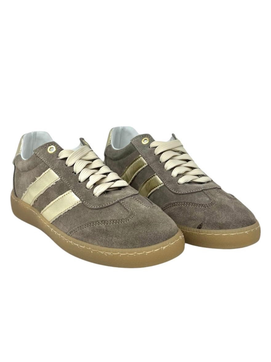 Sneakers Giada in camoscio taupe - GIADAT