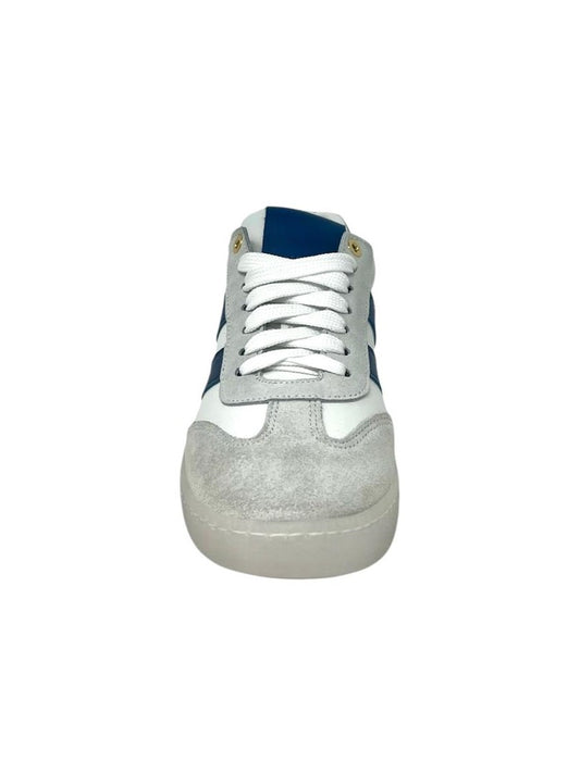 Sneakers Giada in pelle bianco/blu - GIADAB