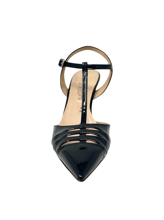 Decollete' t-bar T7 vernice nero - 6423NER