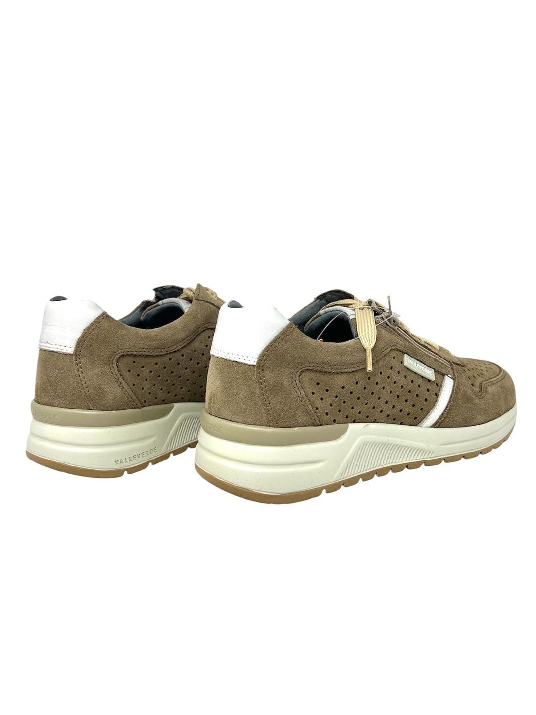 Sneakers uomo camoscio beige - V49904A