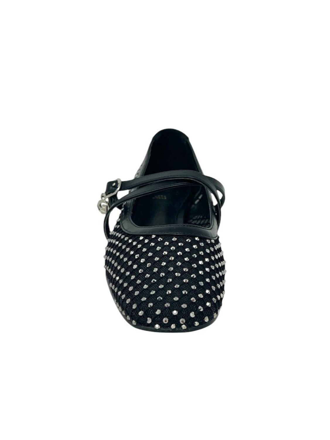 Ballerina a rete nero con strass - GD193N