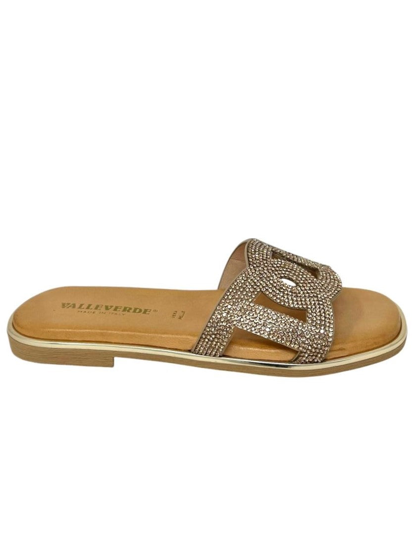 Ciabatta fascia color bronzo - 32030B