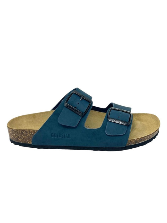 Ciabatta uomo doppio cinturino colore notte - GS1800