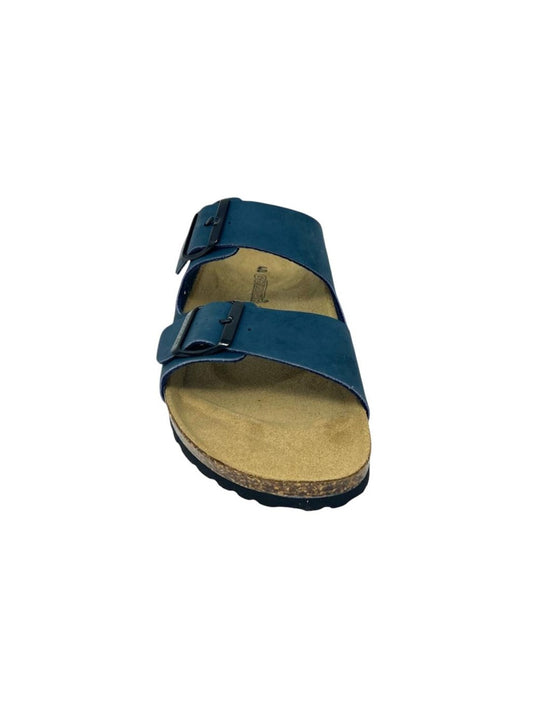 Ciabatta uomo doppio cinturino colore notte - GS1800