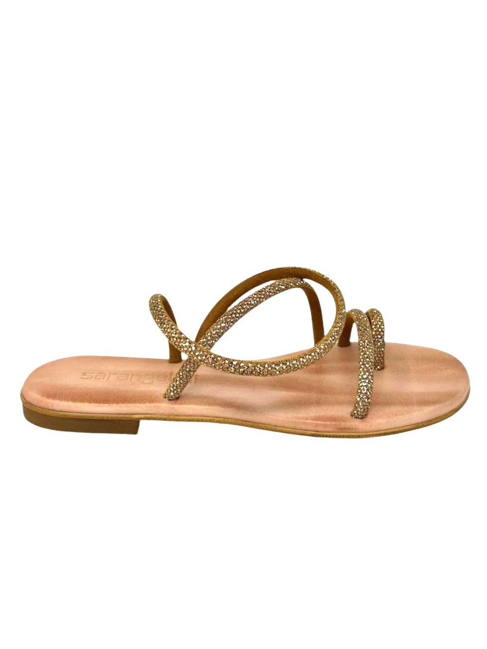 Sandalo infrapollice strass bronzo - ELISAB