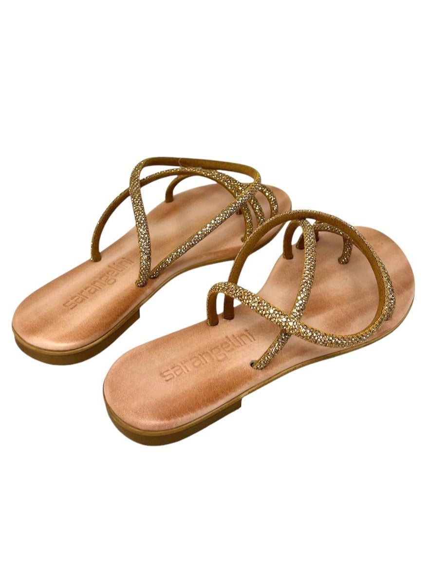 Sandalo infrapollice strass bronzo - ELISAB