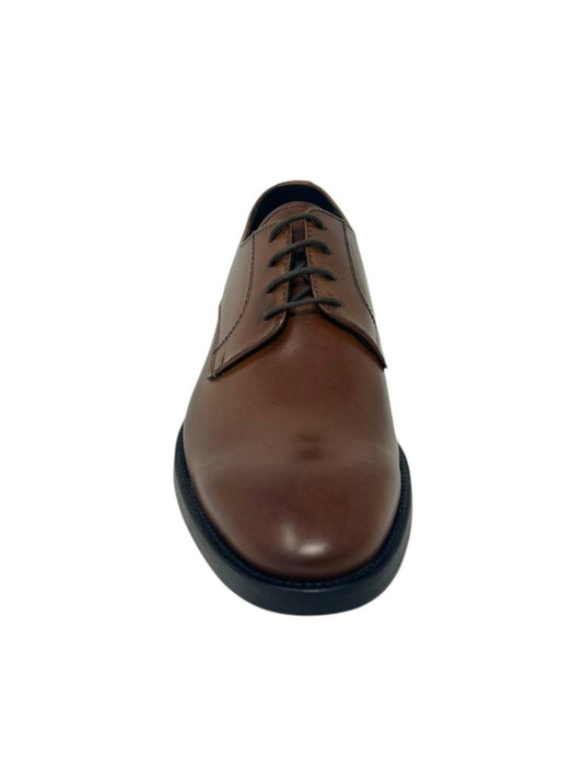 Derby uomo cuoio marrone - 016CU