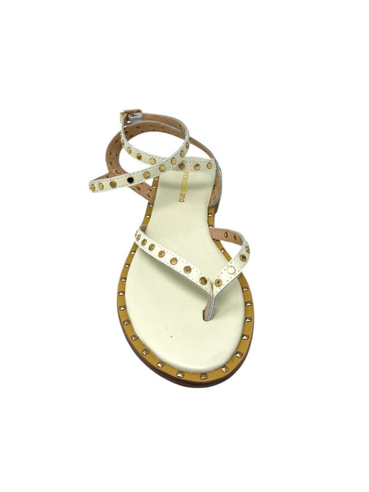 Sandalo infradito gladiatore beige - E3702AB