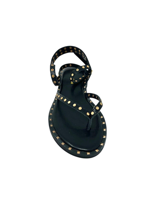 Sandalo infradito gladiatore nero - E3702A