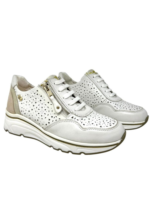Sneakers donna color vitello bianco - 36061