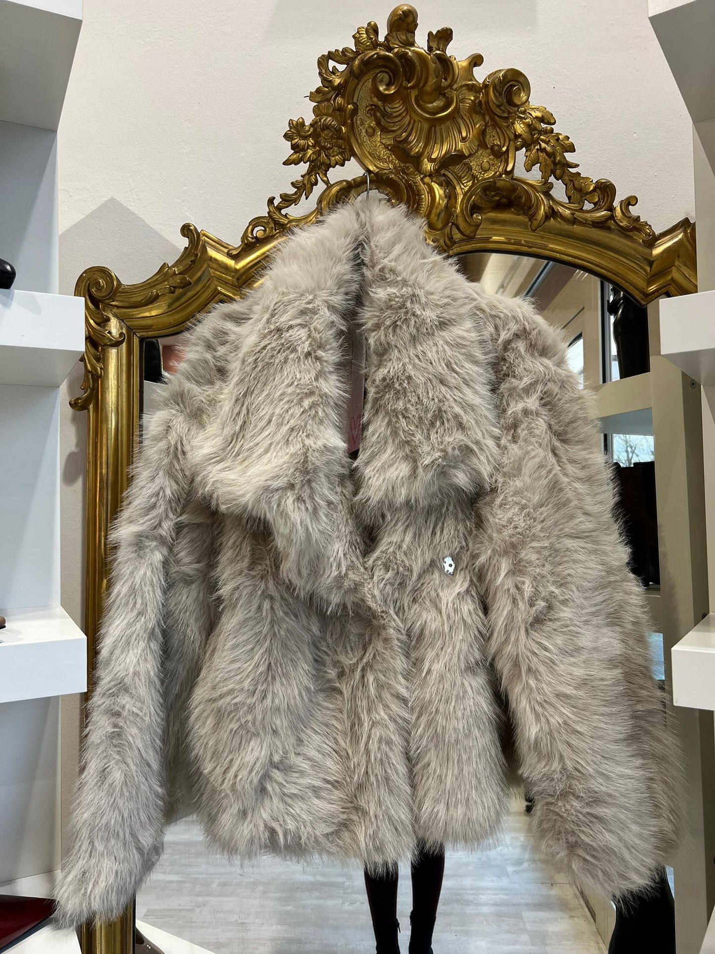 Eco-pelliccia con tasche