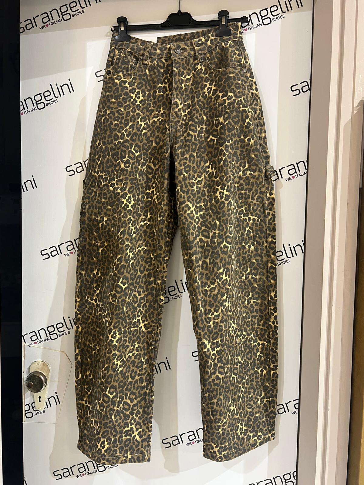 Jeans maculato balloon