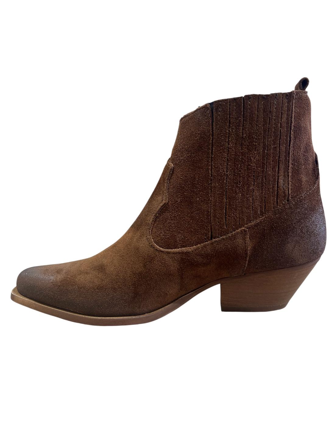 Texano camoscio tabacco V_008T