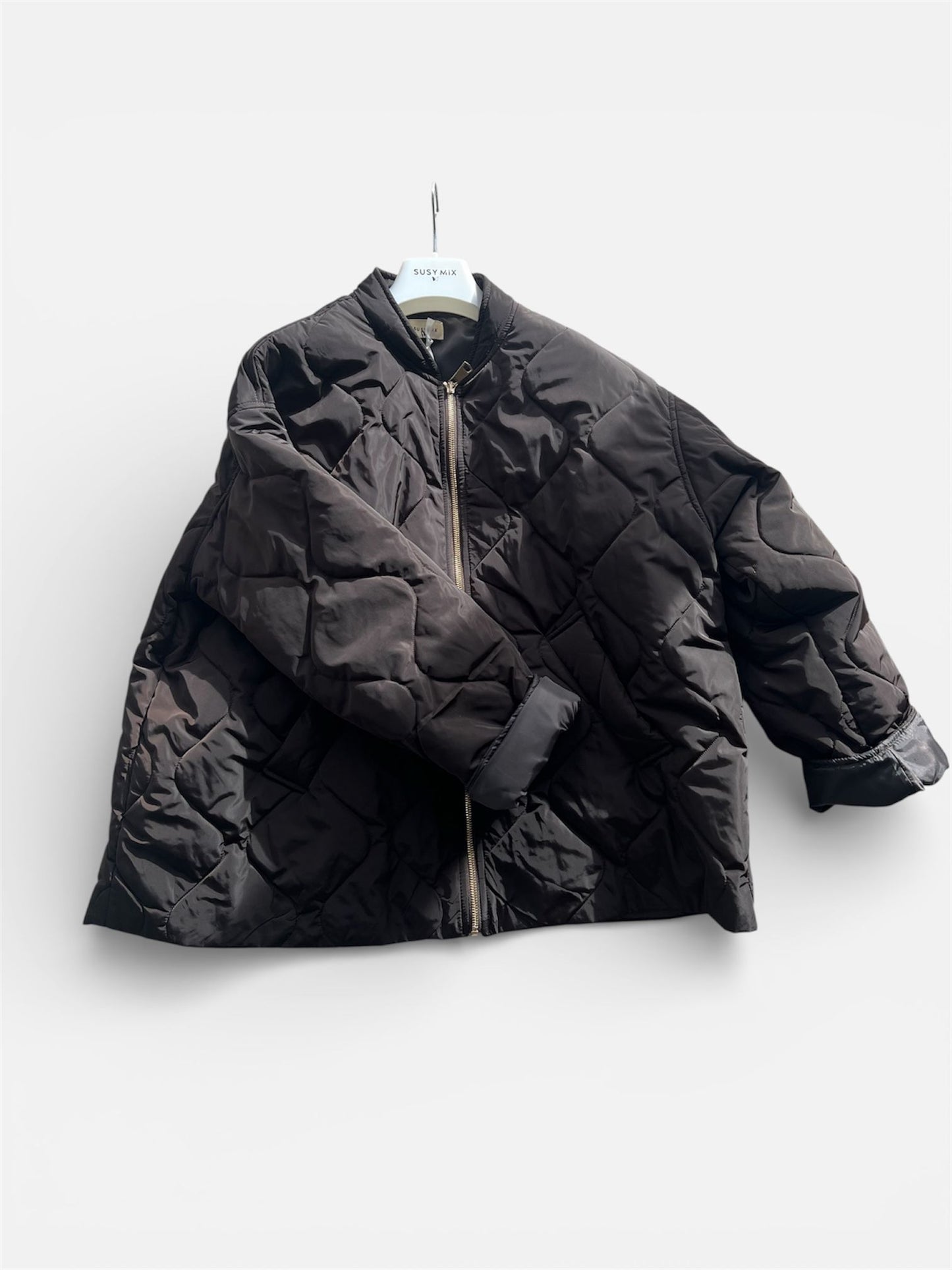 Giubbino trapuntato moro V_SMXMORO