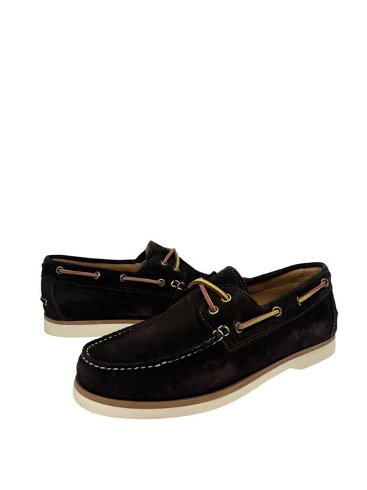 Mocassino in camoscio con lacci V_MARR