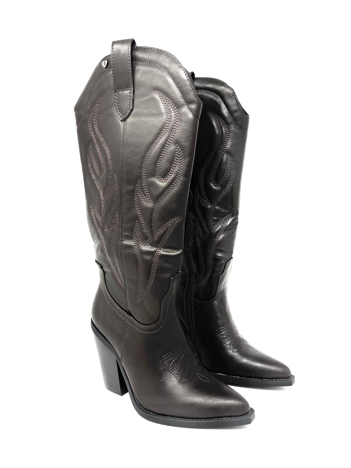 Texano al ginocchio marrone -MP740