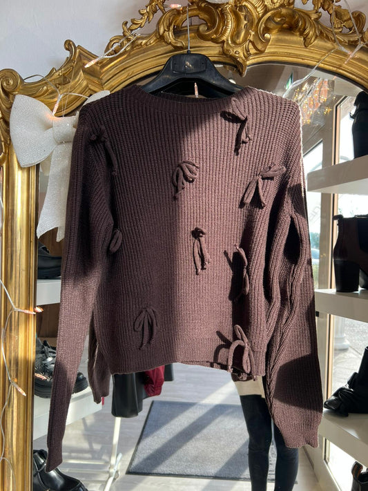 Maglioncino con fiocchi M92084