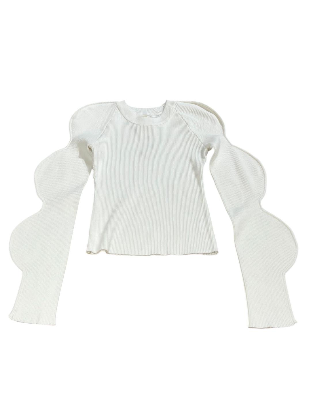 Maglia con maniche ondulate - 782800