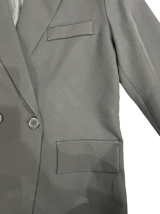 Blazer nero doppiopetto - V_241280