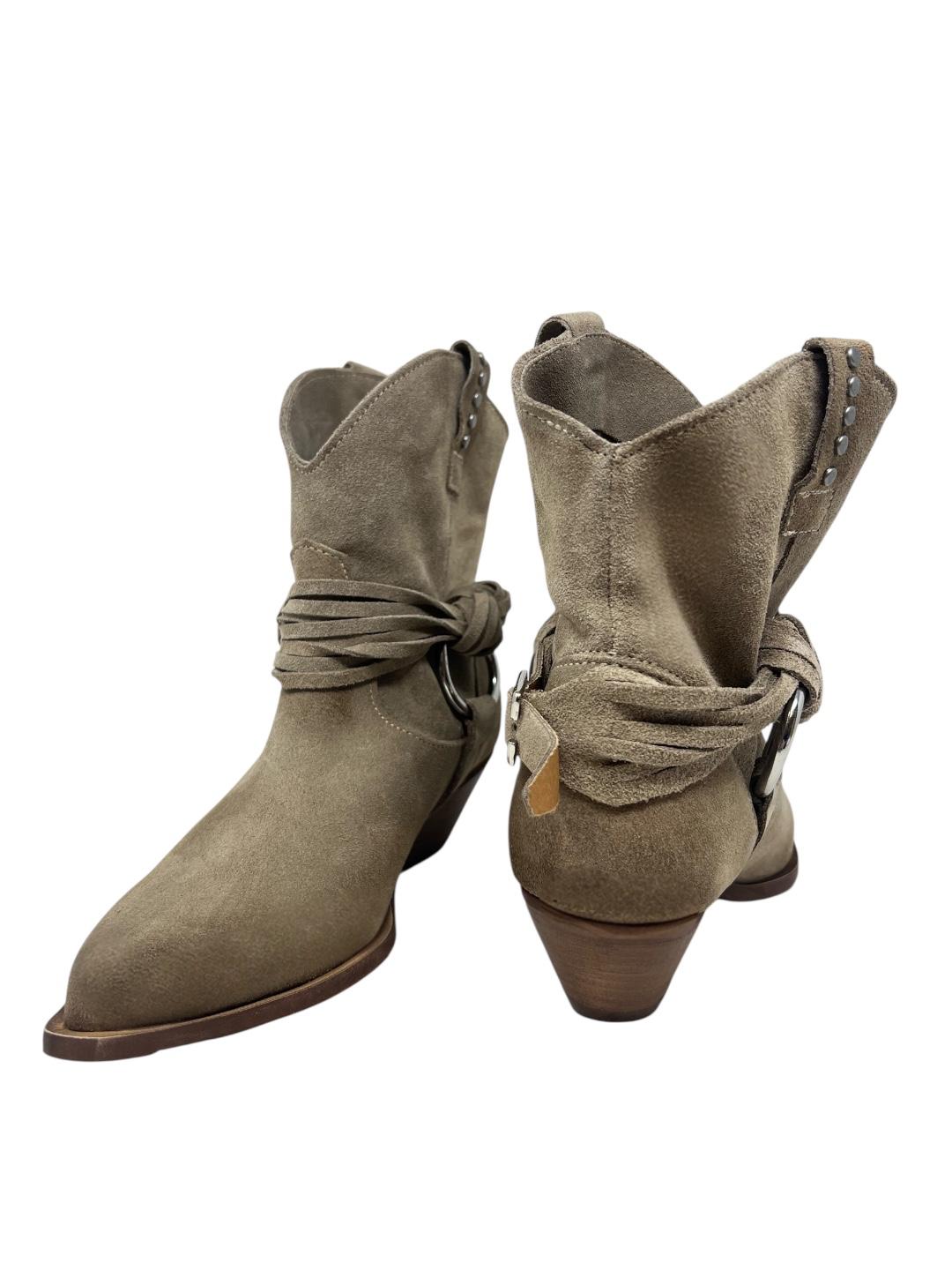 Texano basso taupe cavigliera - V_048T