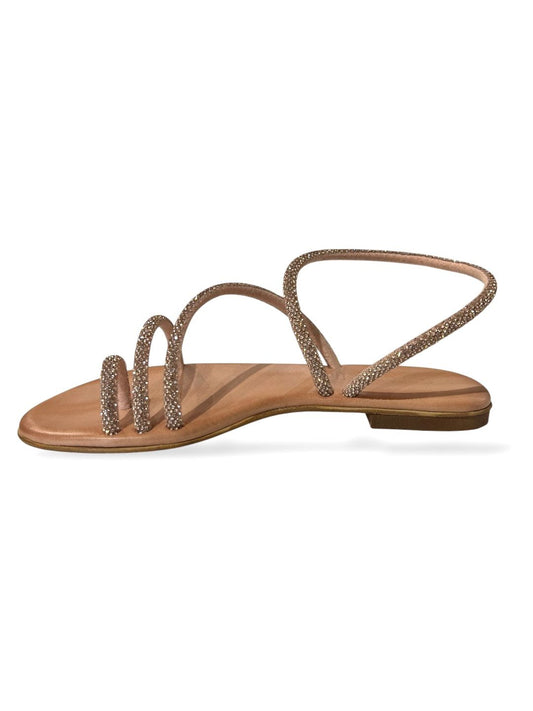 Sandalo Infrapollice intreccio oro/rosa - V_ELISARG