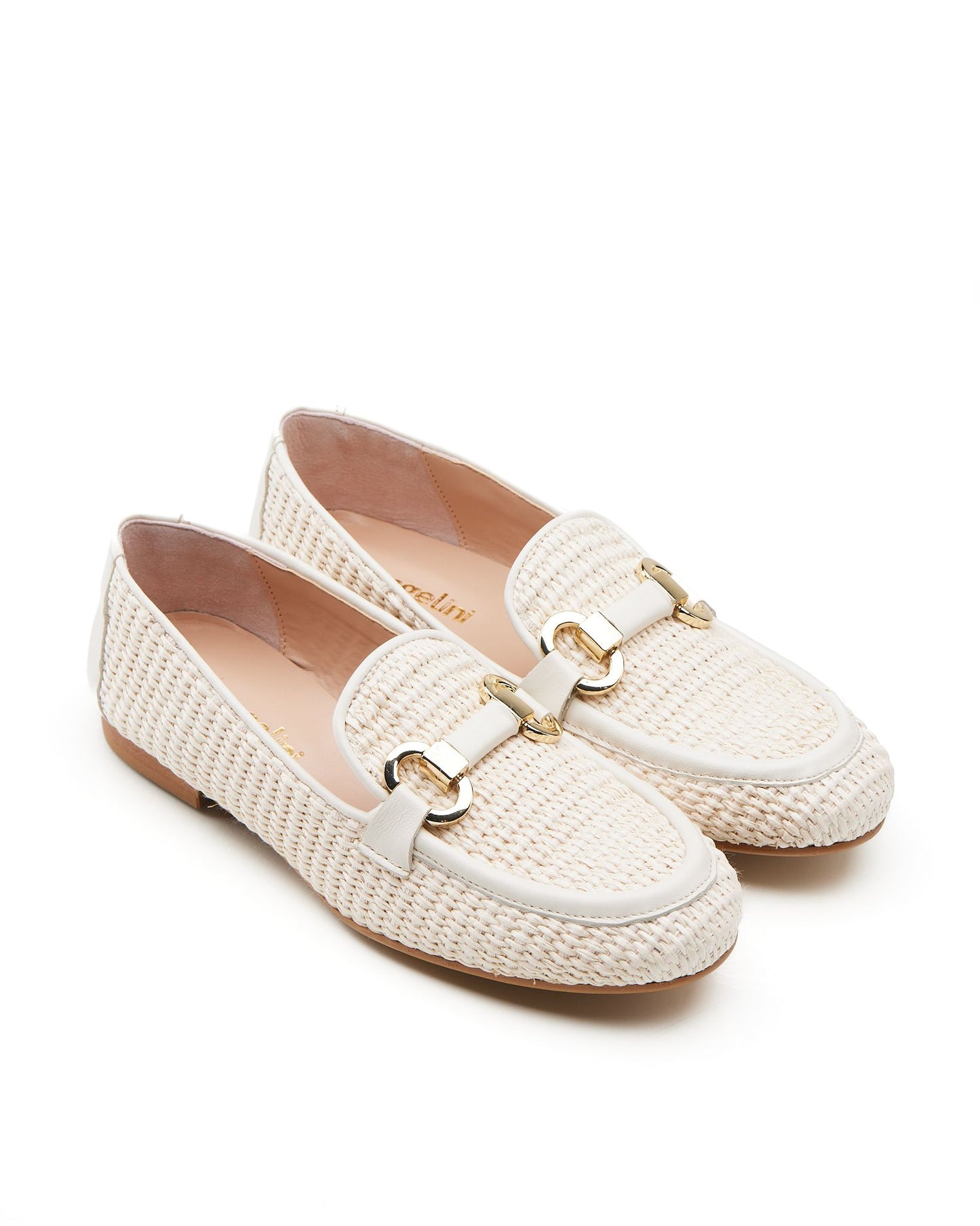 Mocassino in rafia beige -980BE