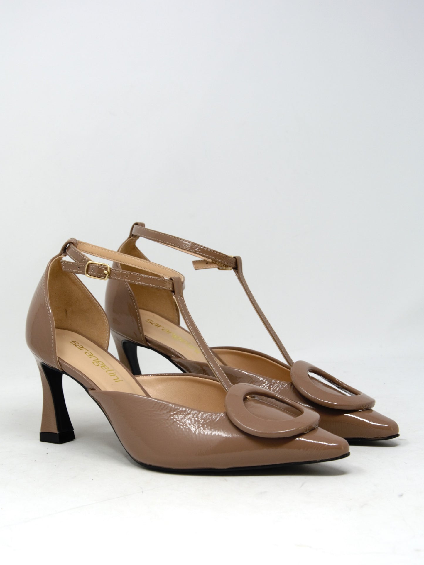 Decolletè con accessorio taupe - SEVILHA