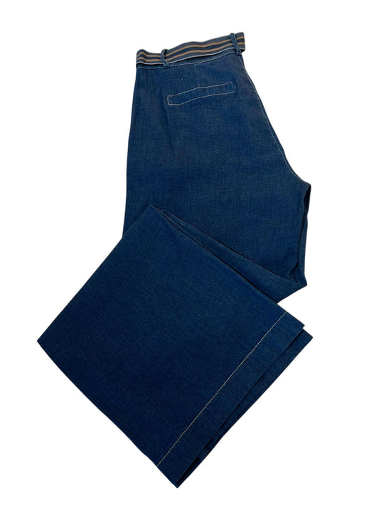Pantalone palazzo denim -2585