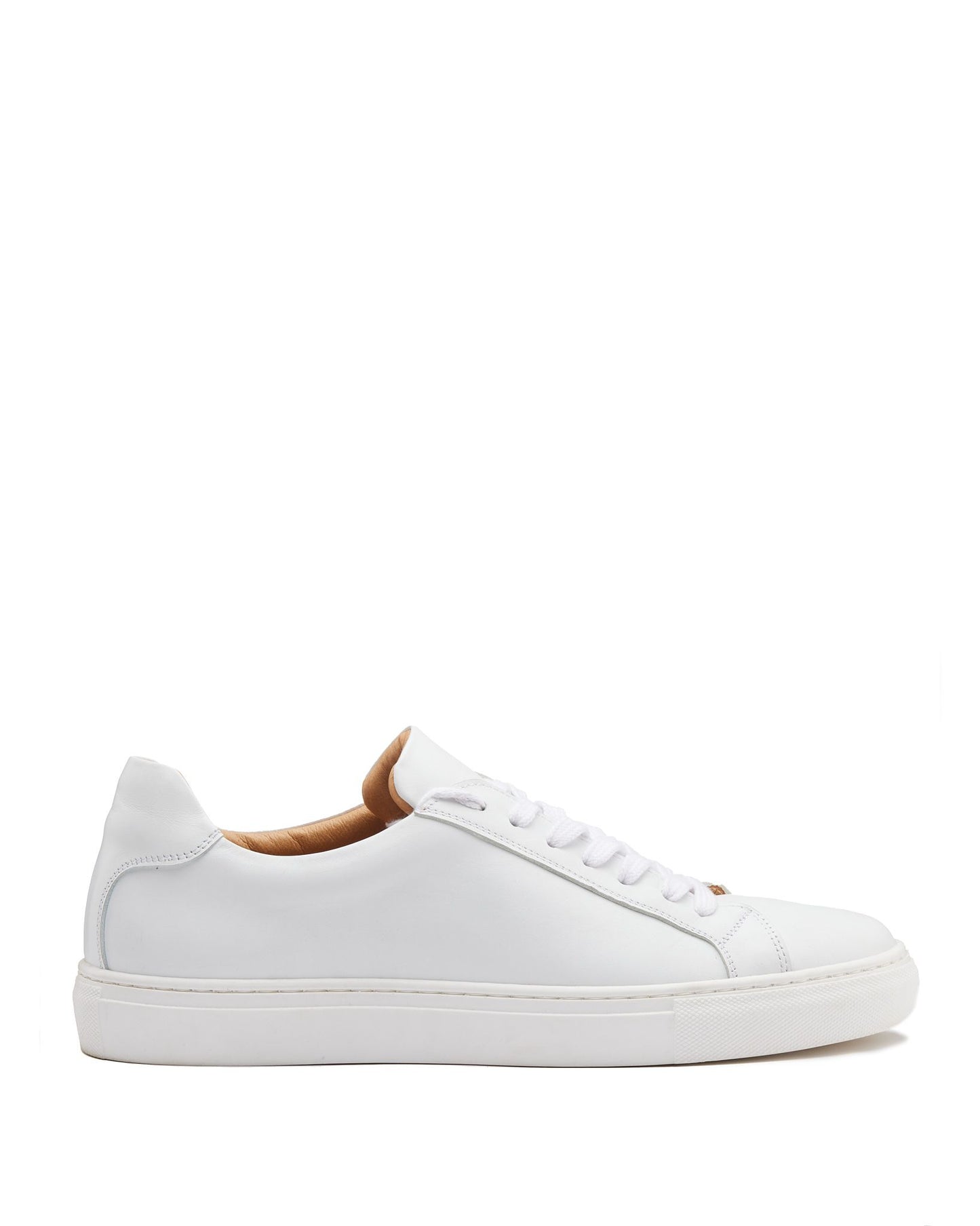 Sneaker uomo in nappa bianco -1213NBI