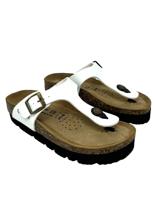 Infradito platform sughero bianco -230Q