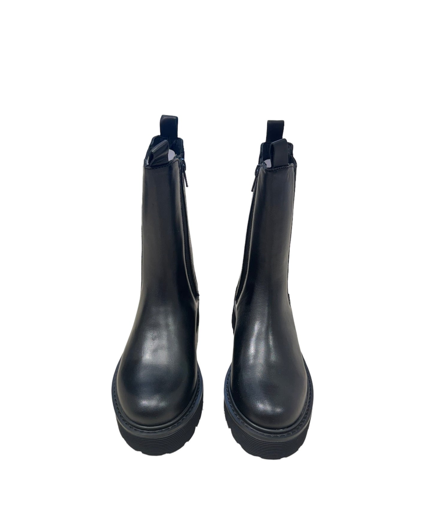 Beatles con cerniera ed elastici laterali nero -W326700