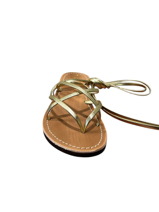 Sandalo infradito alla schiava platino - 3213