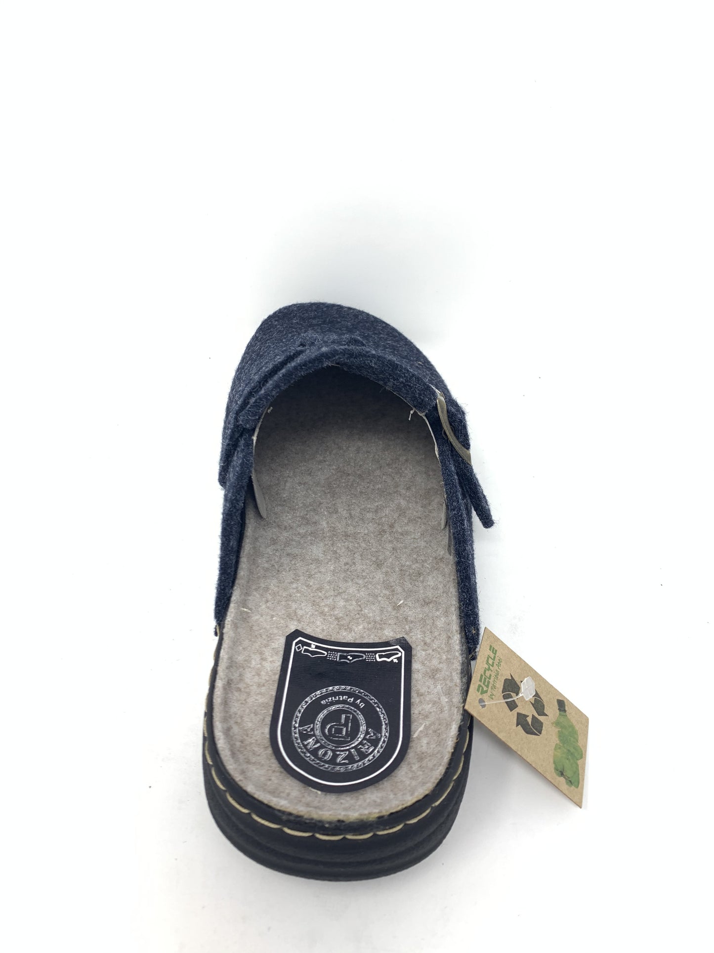 Ciabatta in lana uomo blu