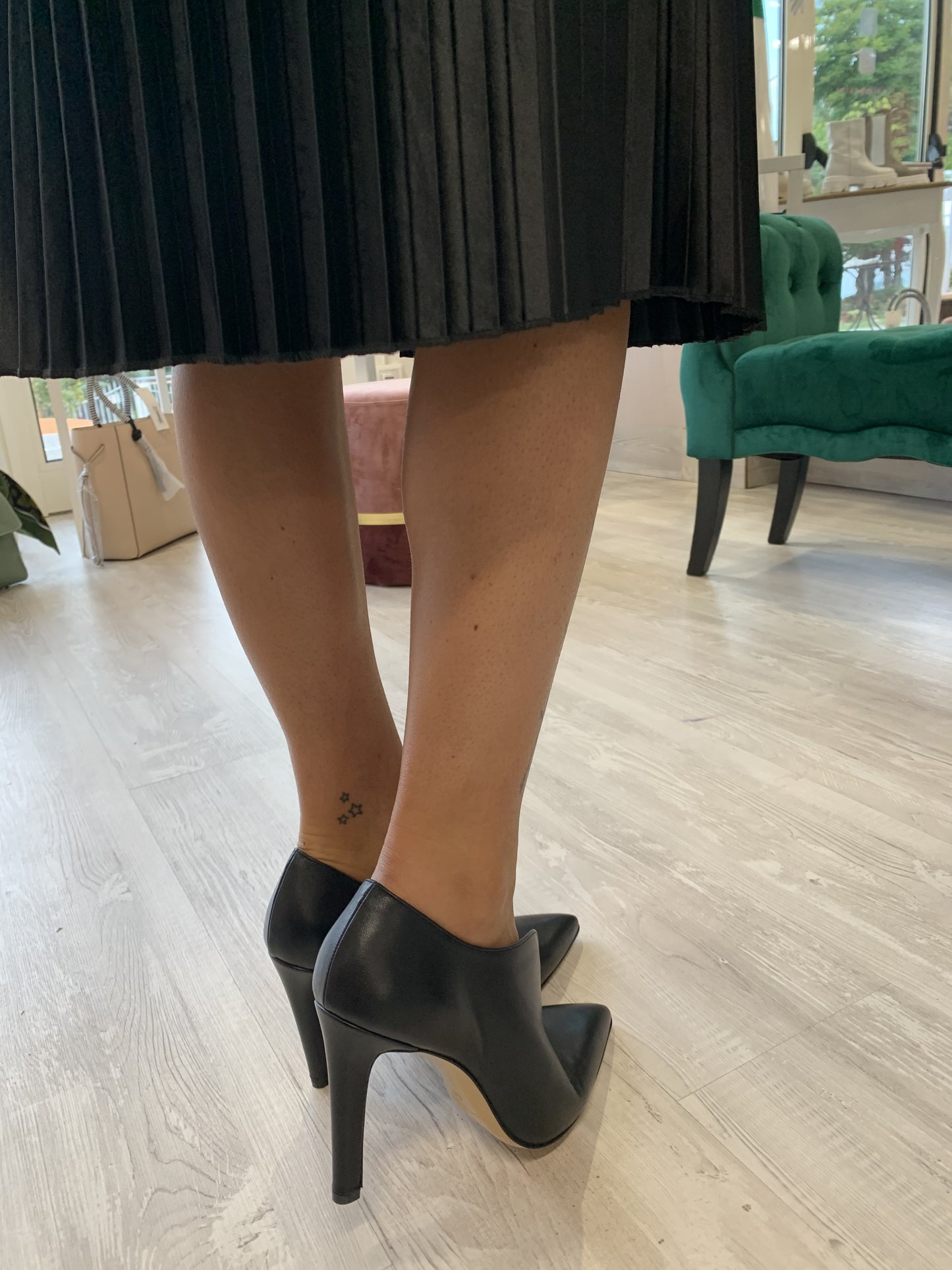 Decolletè accollata scollo a V - I2093