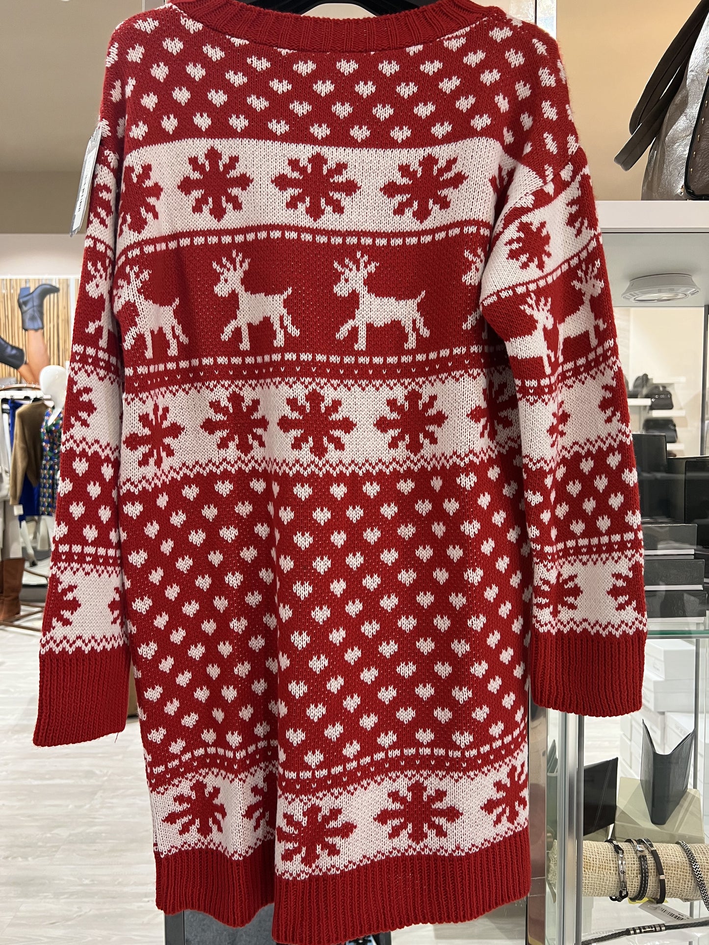 Maxi pull stampa renne